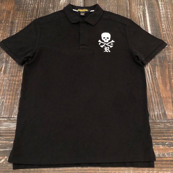 Ralph Lauren Rugby Other - Ralph Lauren “RUGBY” Series Black L Polo shirt!!